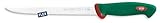 Sanelli Premana Professional Coltello da Filettare Pesce, Acciaio Inossidabile, Verde/Rosso, 22 cm