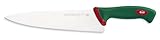 Sanelli Premana Professional Coltello Trinciante, Acciaio, Verde/Rosso, 25 cm
