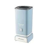 Ariete Cappuccinatore Vintage 2878, Montalatte Elettrico Stile Retrò per Cappuccino e Cioccolata Calda, Montalatte Elettrico Cappuccino in 2 Minuti, Capacità 250ml, Potenza 500 W, Celeste