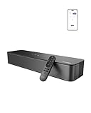 ULTIMEA 2.1 Ch Soundbar Per TV, Subwoofer Integrato, All-In-One Per PC E Giochi. App Controllo, 132W Potenza Picco, Bluetooth 5.4, OPT/AUX Ingressi, Montaggio A Parete, Poseidon M20 Pro
