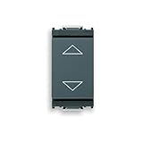 Vimar Serie Idea – Pulsante commutatore 1 polo 10 A Grigio