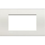 Bticino Piatto Livinglight, Bianco, 4 moduli, forma rettangolare