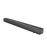Panasonic Sc-Htb100 Soundbar 2.0 Canali, Hdmi, Usb, Montabile A Parete, 45 Watt, Bluetooth, Suono Potente, Ideale Per Tv, Nero, 76.2 x 5.8 x 6.8 cm