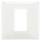 Vimar 14641.41 Serie piatto Placca 1M Reflex neve, Bianco, 8 x 8 x 0.5 cm