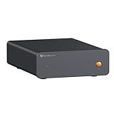Fosi Audio BOX X5 Preamplificatore Fono, Amplificatore per Giradischi a Cartuccia MM e MC/Lettore di Dischi Fonografici/Altoparlanti Attivi, Guadagno Regolabile a 4 Livelli 38/48/56/66 dB, Uscita RCA