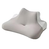 Generisch Cuscino cervicale per dormire, supporto ergonomico in memory, per chi dorme sul fianco, per viaggi, uso quotidiano, campeggio, ufficio, pause, pazienti, lettura, letto, divano
