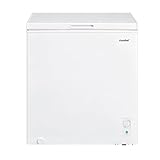 COMFEE' RCC202WH2EU(E) 198L Congelatore a pozzetto indipendente, Conversione tra congelatore e frigorifero, compressore inverter, Adatto per strutture esterne, garage e capanni, Bianco