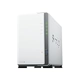 Synology DS223J NAS desktop a 2 alloggiamenti, bianco
