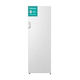 Hisense FV245N4AW2 Congelatore, Effetto Acciaio Inox, Bianco