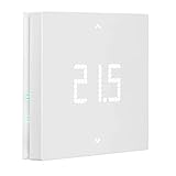 Vimar 02913 Termostato 4G LTE da parete, controllo locale e remoto da App View, riscaldamento e condizionamento in modalità ON/OFF e PID, standard Bluetooth, retroilluminazione LED