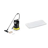 Kärcher Ad 4 Premium - Aspiracenere, Capacità Vano Raccolta 17 L + Karcher 2.863-262.0 Filtro Di Scarico Per Aspirapolvere Ad 4 Premium, 0 W, 0 V, Bianco