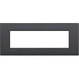 Bticino LNC4807AR Placca Livinglight Air 7 Moduli, Antracite