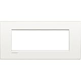 Bticino LNC4807BN Placca Livinglight Air 7 Moduli, Bianco Puro