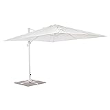 ESTOSA - Ombrellone Da Giardino Modello Rimini Con Braccio Laterale In Alluminio, Telo Da 250gr E Rotazione Palo 360 Gradi, per Piscina esterna Giardino Terrazzato