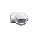 Sensore di Movimento Pir Rilevatore Crepuscolare Infrarossi 180 Bianco Faro