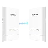 Tenda OS3 Ponte WiFi Esterno Access Point (867 Mbps / 5GHz, Antenna direzionale da 12 dBi, 4 porte LAN 10/100 Mbit/s, portata 5 km, gestione centralizzata) (Confezione da 2)