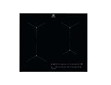 Electrolux Piano Cottura ad Induzione, LIL61443C Serie 300, 60 cm, funzione Hob²Hood, Riscaldamento rapido automatico, 4 Fuochi, Vetroceramica ad induzione, 590x520cm, Nero