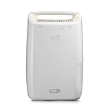 De'Longhi Tasciugo AriaDry - Deumidificatore Casa Portatile con Sistema di Filtrazione a 3 Azioni, Assorbi Umidità 10L/Giorno, Asciugabiancheria, Antimuffa, Bassa Rumorosità, Bianco (DEX210SF)
