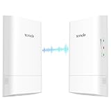 Tenda O1-5G Ponte WiFi Esterno Access Point (867 Mbps / 5GHz, antenna direzionale 9dBi, PoE passivo, gestione centrale, portata 1 km, impermeabile IP65) (Confezione da 2)