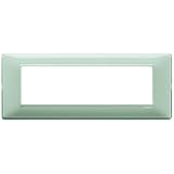 Vimar 14657.44 Plana Placca 7 moduli, tecnopolimero, Reflex menta