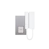 Comelit Kit Citofono Audio 2 Fili Completo con Cornetta e Apriporta, Pulsantiera Esterna Antivandalo Resistente alla Pioggia, Sistema Analogico per Casa Monofamiliare
