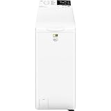AEG LTR6G26A Lavatrice Serie 6000 Carica dall'Alto, 6kg, Classe A, Motore Inverter, ProSense, Aqua Control, Display Touch, Ciclo Rapido, Silenziosa, Design Compatto, Bianco