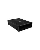 Icy Box Contenitore Esterno da 5,25 Pollici per unità Blu-Ray e Dvd, USB 3.0, Contenitore Esterno per masterizzatore Dvd, Contenitore per masterizzatore Blu-Ray, Alluminio, Nero, IB-525-U3