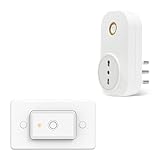LoraTap Presa Telecomandata con Telecomando, Presa Elettrica Italiana con Interruttore Senza Fili, 200m Controllo Remoto Wireless Switch per Elettrodomestici, 16A/3500W, 2 Anni di Garanzia