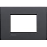 Bticino Livinglight Air Placca, 3 Moduli, Antracite