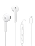 MAS CARNEY Auricolari con Filo USB C TH9, Cuffie In-Ear con Filo e Mic Auricolari Tipo C per iPhone 15 16 17 Pro Max Air iPad Type C Cuffie per iPhone 16e 16 Plus 16Pro 15 Pro Max 15Plus 15Pro Samsung