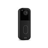 Videocitofono supplementare Blink - Video HD a figura intera, durata delle pile di due anni, IP-65 - Compatibile con Alexa - Necessario modulo di sincronizzazione non incluso - Nero