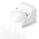 TEMPO DI SALDI Sensore di Movimento per Luci Esterno 220V, Sensore Crepuscolare PIR con copertura angolare 180°. Rilevatore di Movimento per accensione luci automatizzata