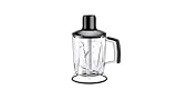 Braun Tritatutto, Accessorio per Frullatore con Sistema Easy Click Plus e Manico, Parti e Accessori per Frullatore a Immersione MultiQuick 5, 7 e 9, Senza BPA, Grande Capacità 1,25L, MQS 601, Nero