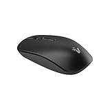 VulTech MW-10 Mouse Wireless Ottico Silenzioso, 1600 DPI, Senza Fili 2.4GHz, 3 Tasti + Rotella Scroll + Switch DPI, Ambidestro, Compatibile con Notebook/PC/MacBook/Linux – Nero