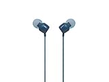 JBL T110 Intra-Auricolari con Comando e Microfono Universale, Blu