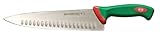 Sanelli Premana Professional Coltello Trinciante Olivato, Verde/Rosso, 25 cm
