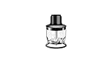 Braun Mini Chopper Accessorio con Sistema Easy Click Plus, Parti e Accessori per Frullatore a Immersione MultiQuick 5, 7 e 9, Senza BPA, Capacità 350 ml, MQS 200, Nero