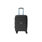 R Roncato Trolley AVIATOR realizzato in POLIPROPILENE (NERO/BLU, S)