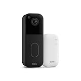 Sistema di videocitofono Blink - Video HD a figura intera, durata delle pile di 2 anni, configurazione semplice, IP-65 - Modulo di sincronizzazione di base incluso - Nero