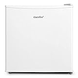 COMFEE' RCU40WH3EU(E) Mini Congelatore 31 L, Congelatore Compatto con Porta Reversibile, Classe 4 Stelle, Silenzioso, Termostato Regolabile, Ripiano Rimovibile, Bianco