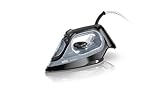 Braun TexStyle3 SI3055BK Ferro Da Stiro A Vapore, 5 Anni di Assistenza, Colpo Vapore 180g/min, Termostato Regolabile, Riscaldamento Rapido, Piastra Freeglide 3D Superceramic, Capacità 270ml, Nero