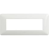 Bticino AM4806BBN Placca Matix 6 Moduli, Bianco