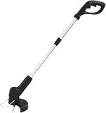 Decespugliatore Elettrico Senza Fili a Batteria Ricaricabile, Potente, con Lame in Plastica, Tagliabordi Telescopico Portatile per Erba, Siepi e Sterpaglie