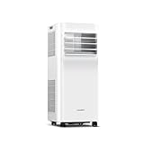 COMFEE' Condizionatore Portatile 8000 BTU/h 2.3kW, controllo APP, 3 modalità, 3 velocità di ventilazione, timer 24H, per soggiorni e appartamenti di 29㎡/78m³, funziona con Alexa [Classe energetica A]