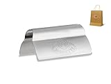 Moretti® Pinza per Salumi Affettati | Pinza per Affettatrice | Pinza per Salumeria A Molla | Acciaio Inox Inossidabile | Dimensione 11cm x 6 cm