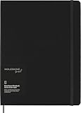 Moleskine Smart Notebook, Smart Writing System, Notebook Digitale con Copertina Rigida, Pagine a Righe e Chiusura Elastica, Colore Nero, Formato Extra Large 19 x 25 cm