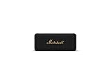 Marshall Emberton Bluetooth Altoparlante Portatile, Senza Fili Casse, Suono a 360°, Impermeabilità IPX7, 20 Ore Riproduzione, Nero e Ottone