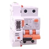Interruttore Magnetotermico Differenziale Con Riarmo Automatico, RCBO Tipo A Curva C, Idn 300mA / 0.3A, In 40A, 1P+N 6kA, 3 Moduli, con 3 Tentativi di Riarmo (10s/60s/300s)
