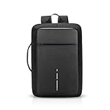 FANDARE Zaino da viaggio grande 45x10x31 Bagaglio a Mano 3 in 1 Zaino Uomo Business Con USB Laptop Borsa Commuter Zaino per Ryanair Viaggio Borsa a tracolla Zaino per il tempo libero,nero, L