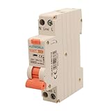Interruttore Magnetotermico Differenziale 16A C16, Tipo AC Curva C, 1P+N 6kA 30mA 220V, RCBO Salvavita Slim, Occupa Solo 1 Modulo DIN